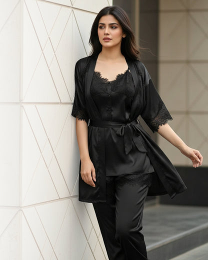 Luxury Silk Nightwear Set | Premium Quality Fabric