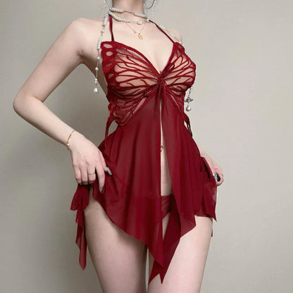 Naughty Wife™ Butterfly Mesh Nightgown (Imported)