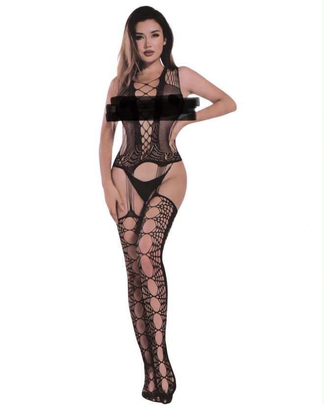 Transparent Net Stocking For Girls - Lingeerie Nighty Set Bridal Honeymoon Dress